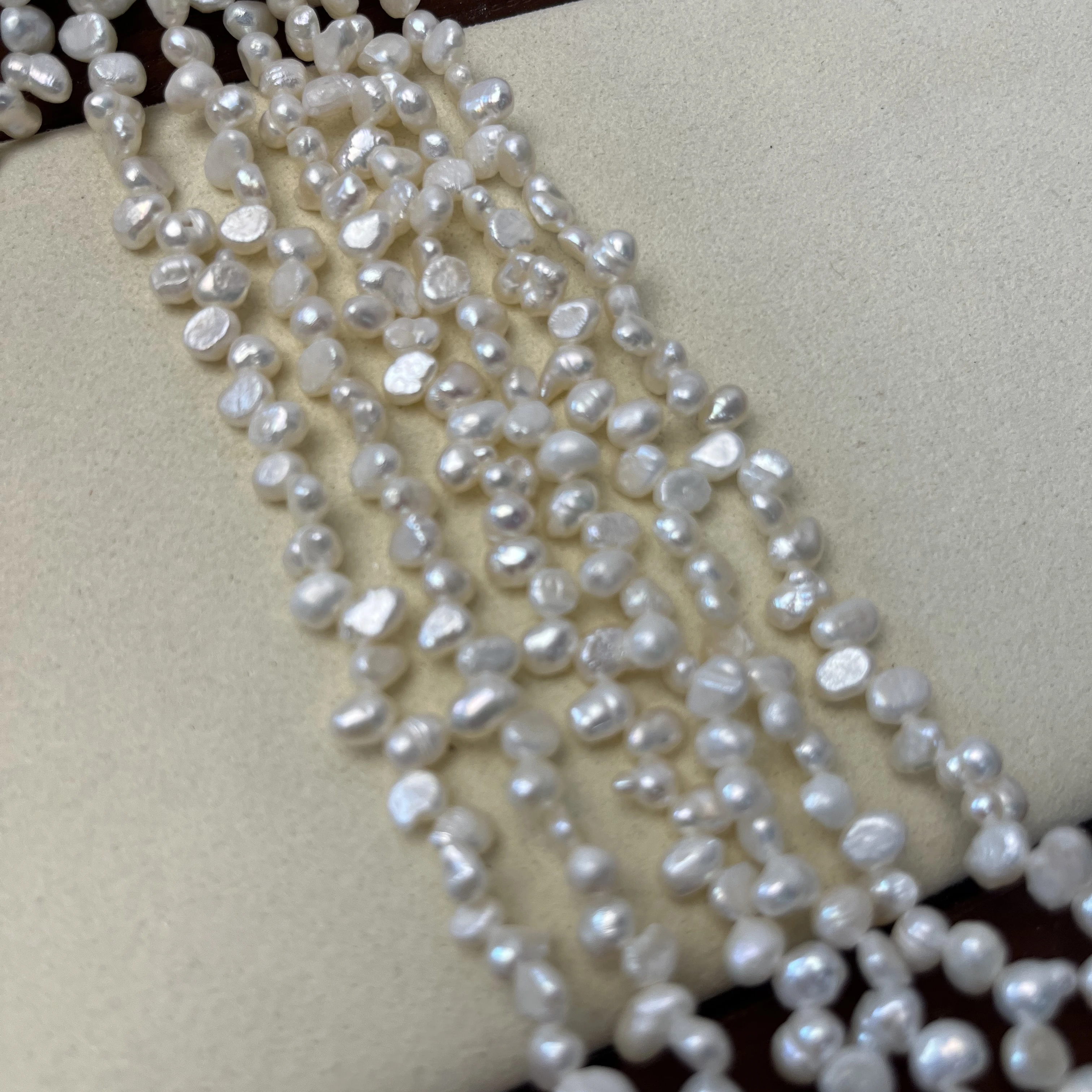 

6-7mm AAAA Irregular Natural Freshwater Baroque Pearl Isolated Bead Jewelry Make DIY Necklace Bracelet Accessories Women Wedding