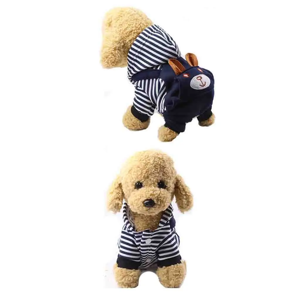 Dog Clothes Cute Bear Pet Puppy Hat Clothing Small Dog Hat Casual Clothing Pet Cat Clothes TeddyChihuahuaFrenchBullfight Clothes