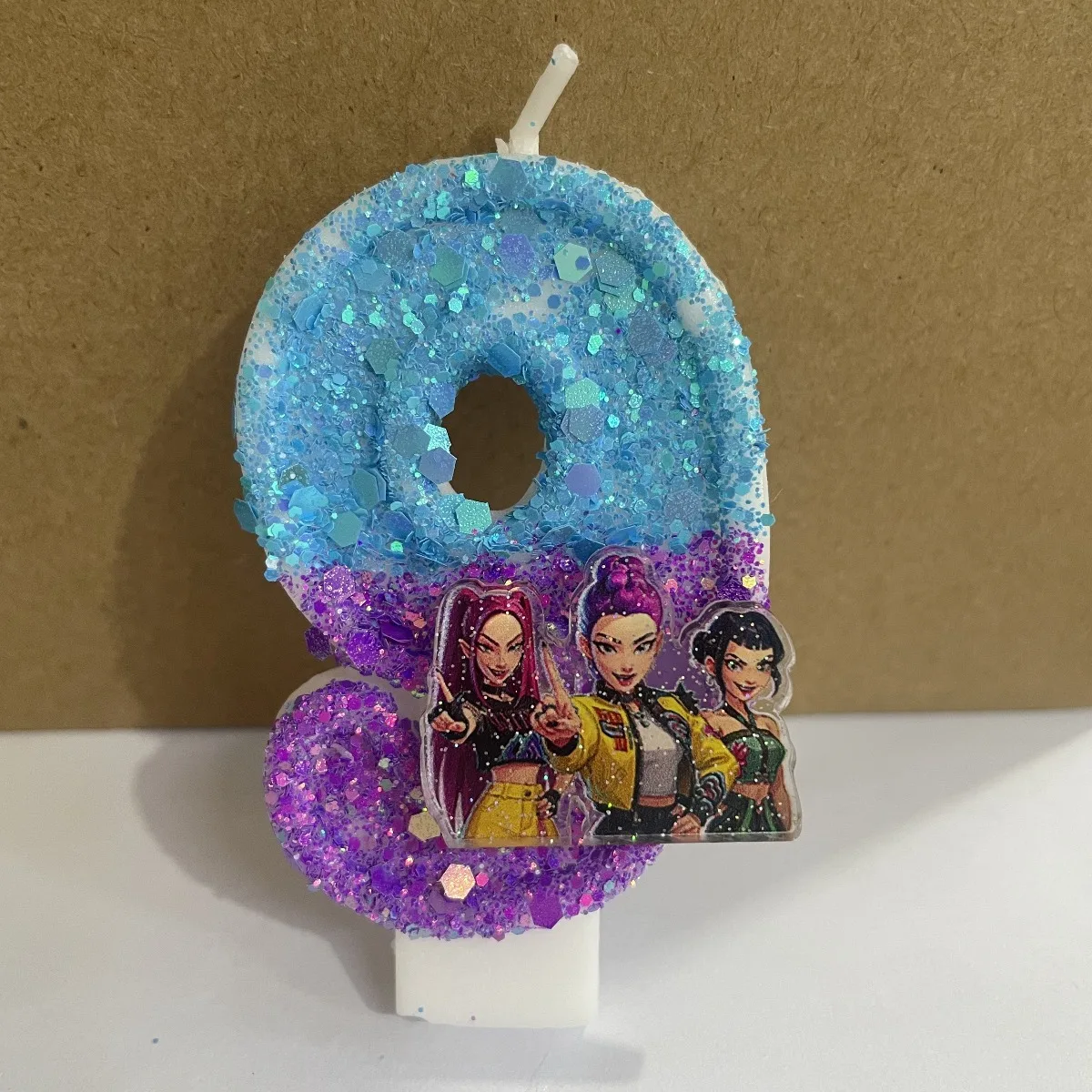 2026 Kpop المعبود هنتر شمعة موضوع لطيف الشموع الرقمية عيد ميلاد عطلة حفلة الإبداعية كعكة الترتر الشموع استحمام الطفل هدية