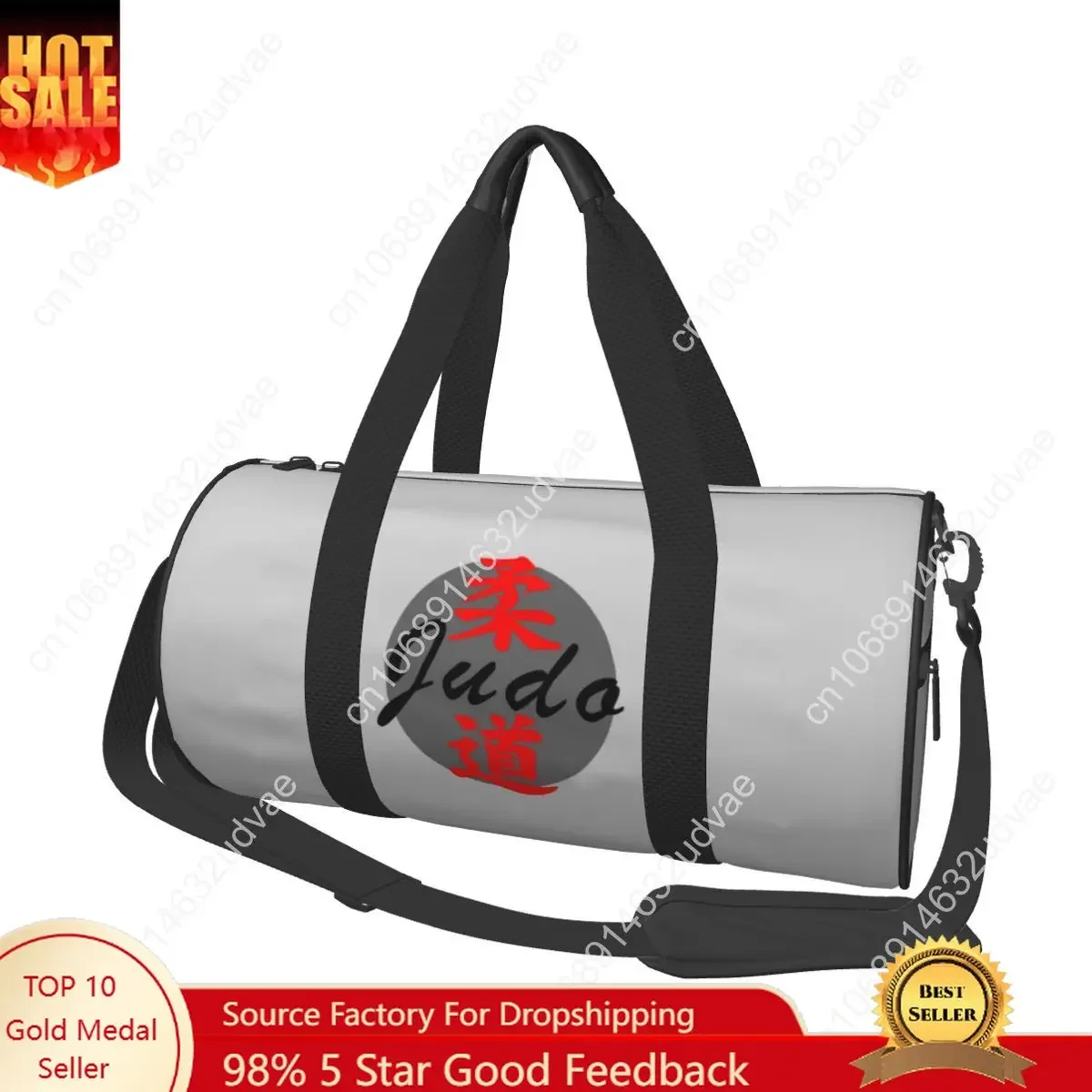Judo Sport Drawing Sport Bags Kawaii Japanese Large Gym Bag Outdoor Men's Design Handbag Luggage Colorful Fitness Bag