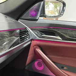 Speaker LED Illuminate Cover For BW 5 Series G30 G38 Audio Upgrade Kit Tweeter Midrange Subwoofer Ambient Light & Diamond Horn
