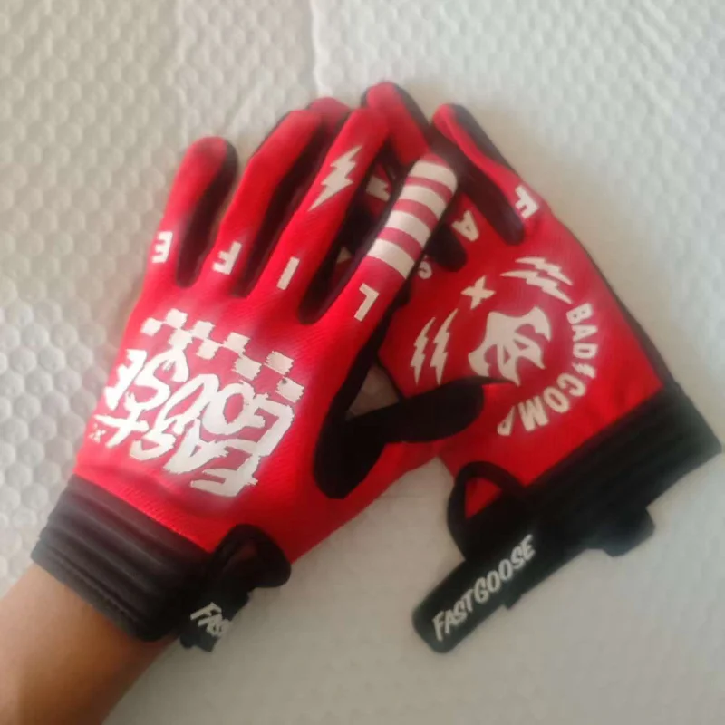 

FASTGOOSE Summer Full Finger Motocross Dirt Biker Gloves Breathable Touchscreen Men & Women Secure Grip for ATV MTB BMX Racing