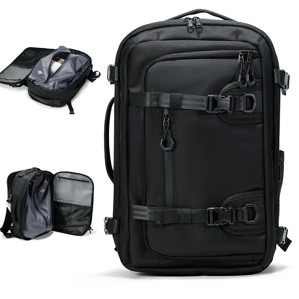 NINGKIN Travel Backpack Vacuum Compression 40L Laptop Backpack Business Large Capacity School Backpack Expanded Hiking Backpack