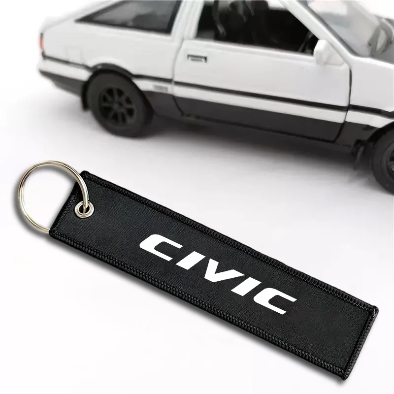 자동차 자수 키체인 홀더 체인 랜야드 키링 인테리어 액세서리 혼다 시빅 무겐 파워 어코드 그랜드 비타라 스위프트용