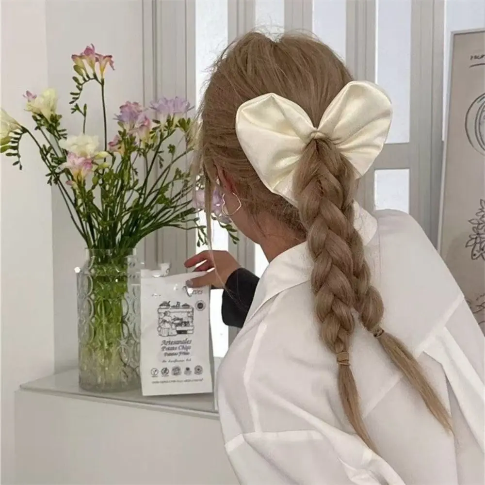 

Heart Shape Heart Hair Rope Love Oversize Ponytail Elastic Rubber Band Hair Tie Ponytail Holder Large Satin Hair Scrunchies