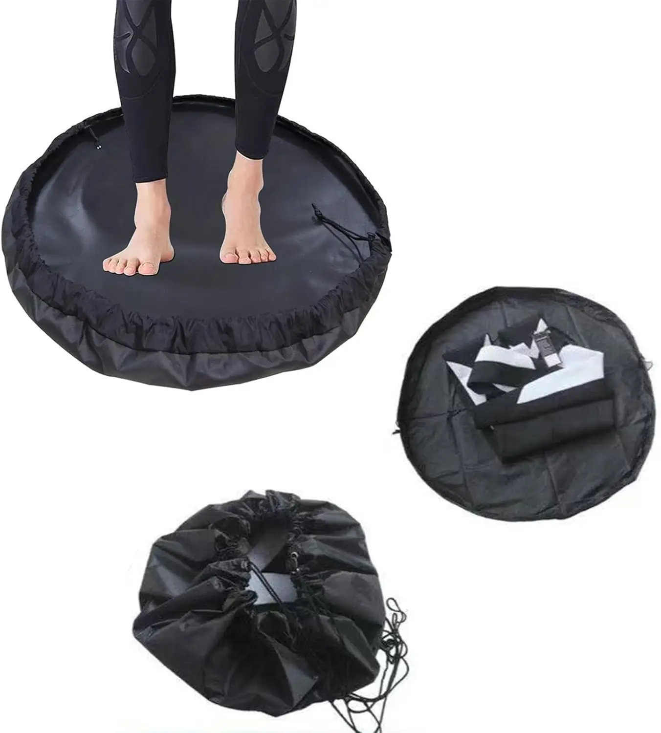 

Waterproof Oxford Cloth Beach Swimwear Storage Bag, Wetsuit Drawstring Bag, Beach Surfwear Quick-Change Bag