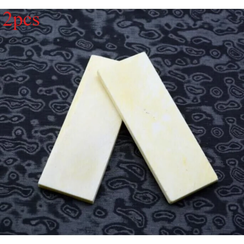 

2pcs Bovine Bone Knife Handle Bone Sheet 90x30x5mm Craft DIY Material
