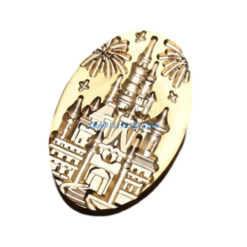 G88D Building Wax Seal Stamp Metal Seal Stamp Head for Seal Envelope Scrapbooking