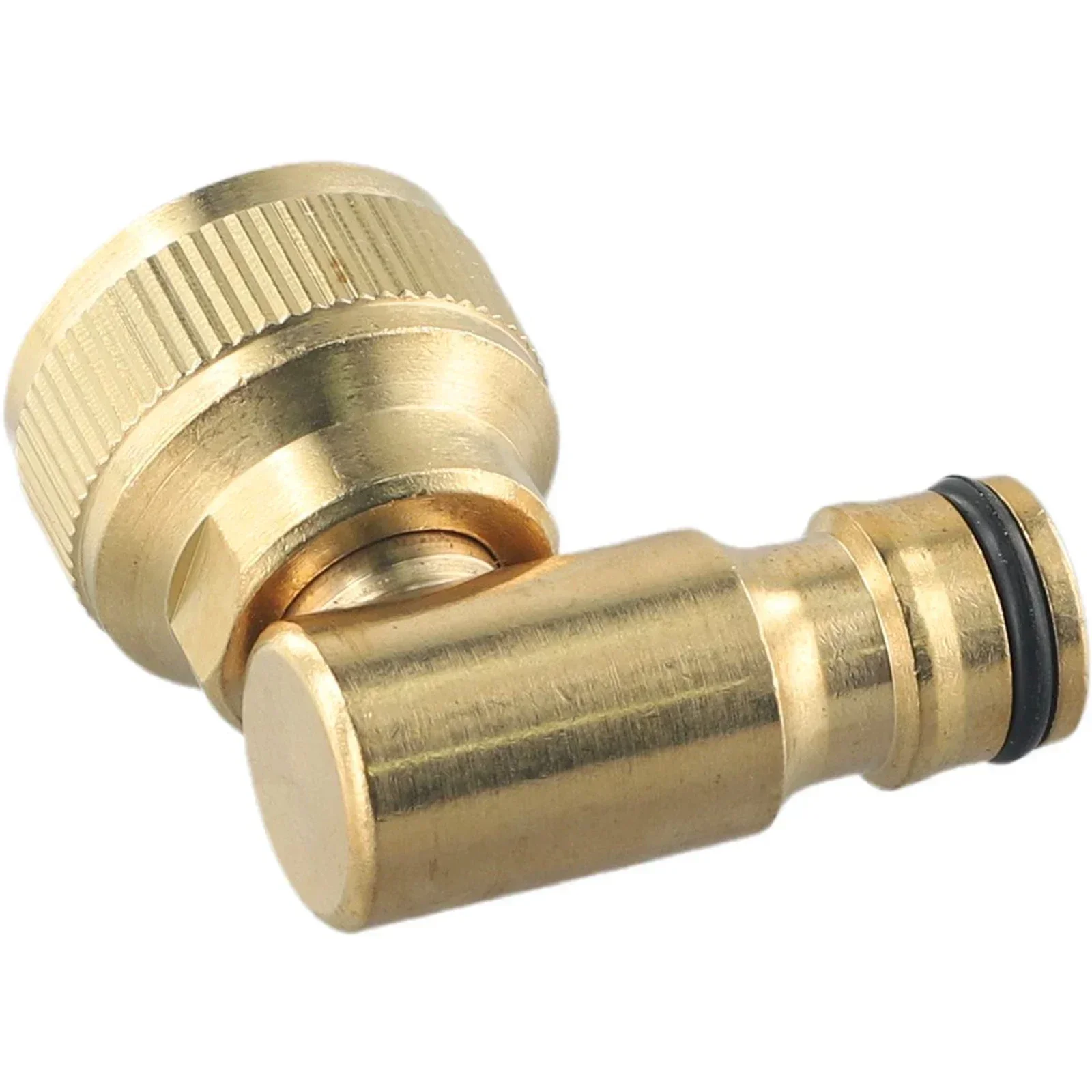 Brass 90 Degree Swivel Elbow Quick Connector For Hoselock Plug 3/4'' Female Outdoor Garden Hose Faucet Adapter