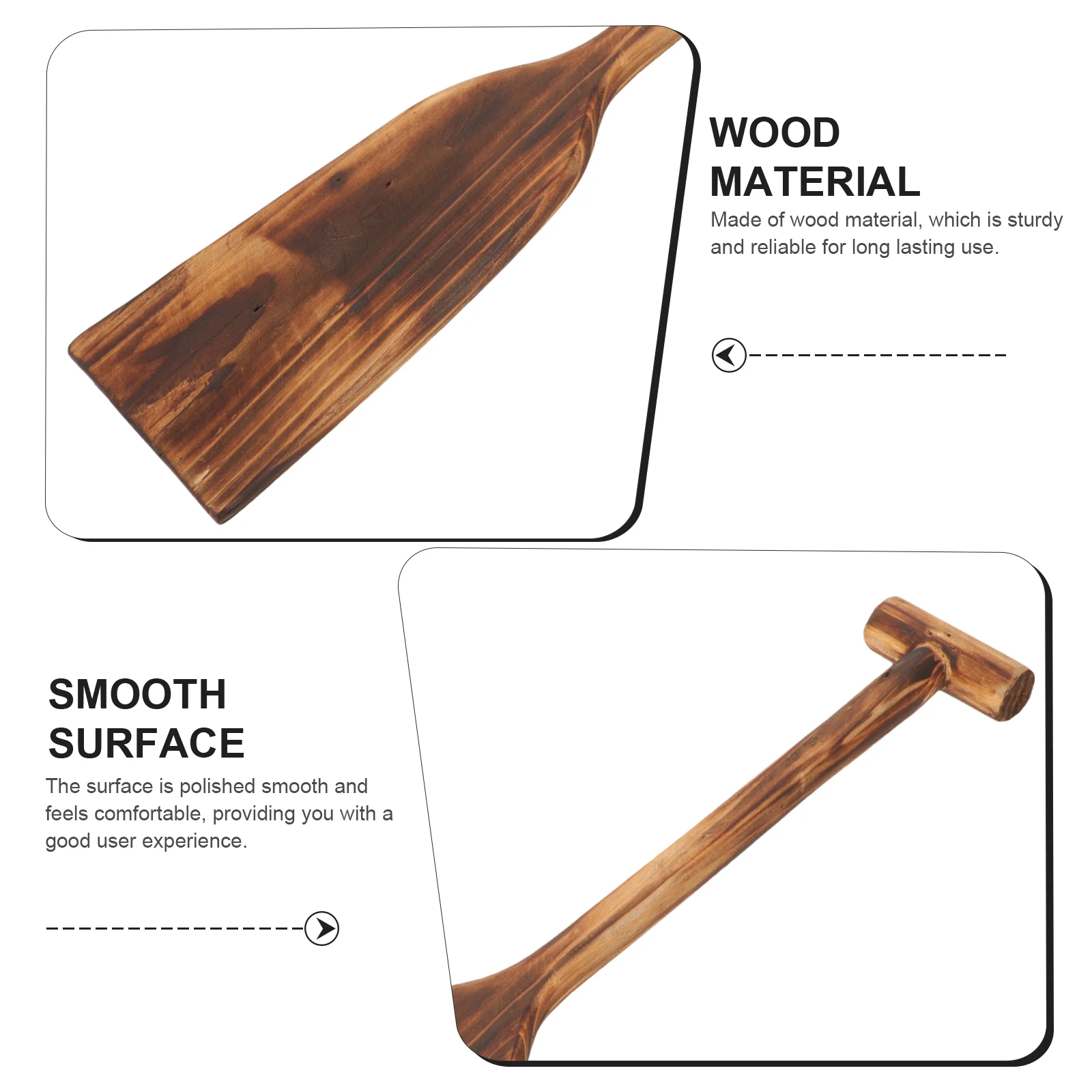 

Stage Performance Oar Prop Performing Cosplay Wood Oar Portable Decorative Party Show Accessories Supplies Trick Ornament
