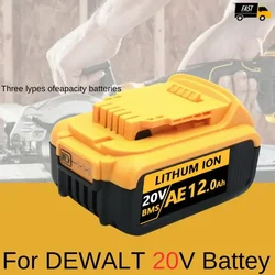 20V 12000mAh Replacement Li-ion Battery For DeWalt Electric Tool DCB182 DCB180 DCB181 DCB182 DCB201 DCB205 DCB200 20V Battery