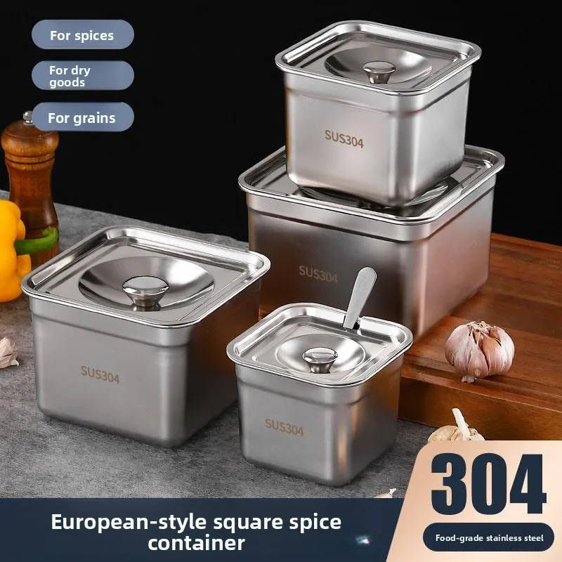 square-stainl-steel-304-kitchen-storage-container-with-lid-pork-fat-jar-spice-box-commercial-use-ice-poer-inedien