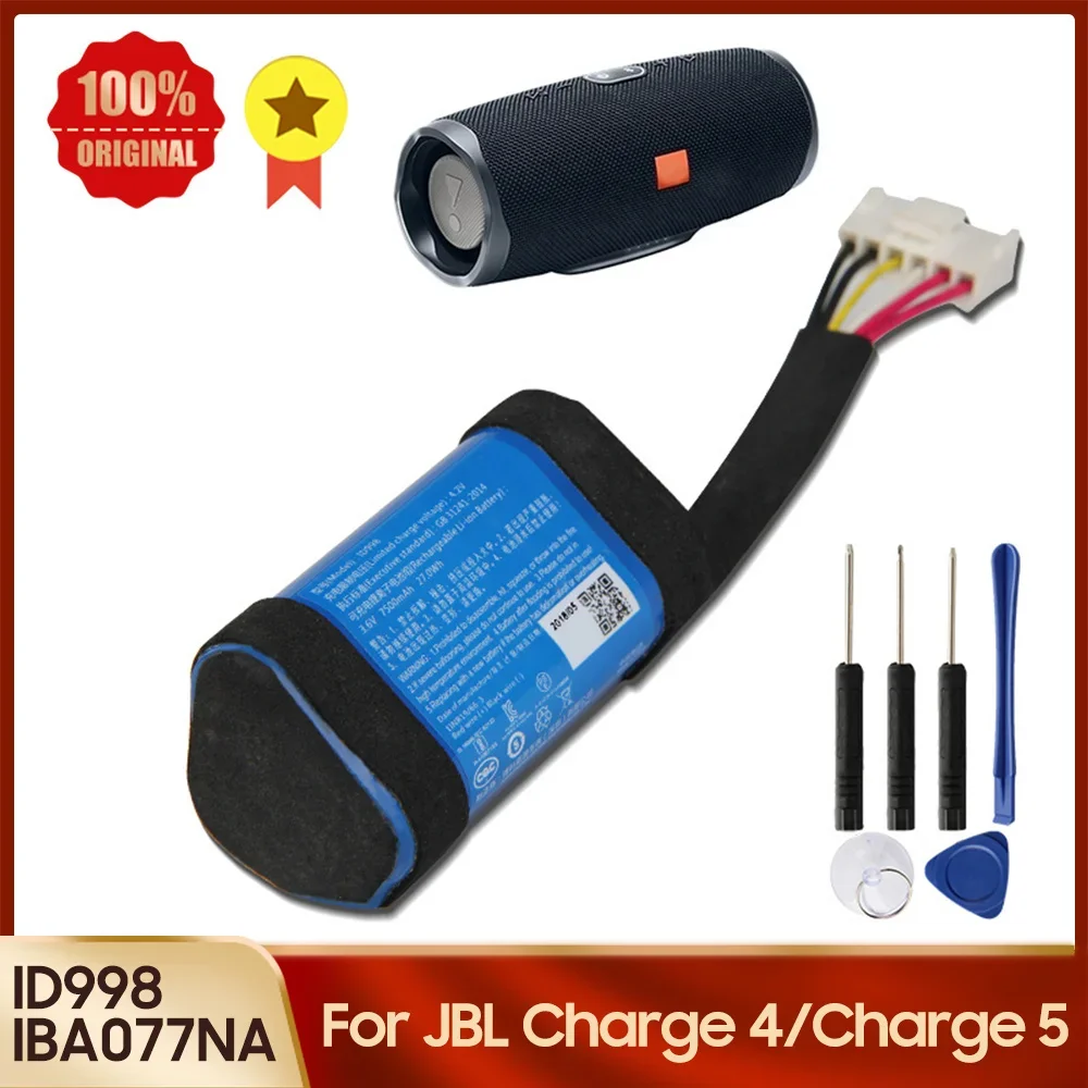 

Replacement Battery IBA077NA ID998 IY068 For JBL Charge5 Charge 4 Charge4 SUN-INTE-118 Quality Batteries 7500mAh