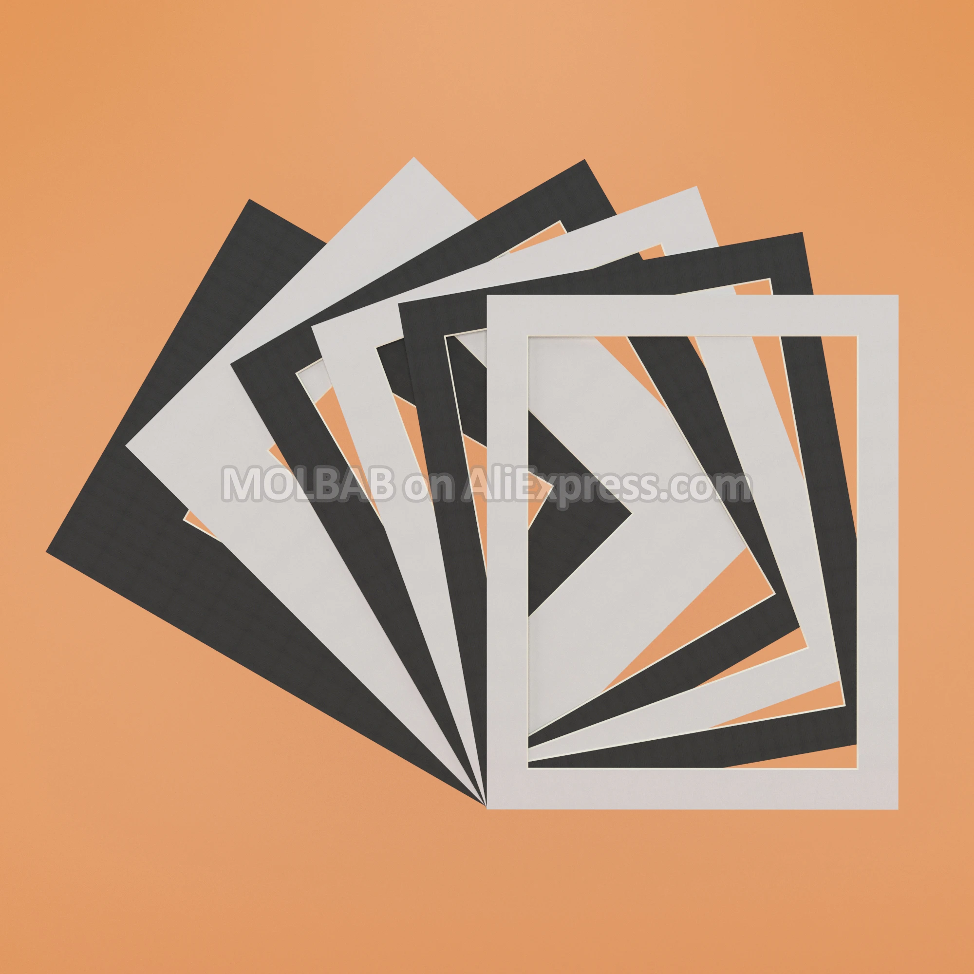 

Белые/черные 20X16 дюймовые коврики для фотографий, картон A3A4/16X12, открывающиеся крепления, текстурированная поверхность для фоторамки, перерез 12 шт./лот