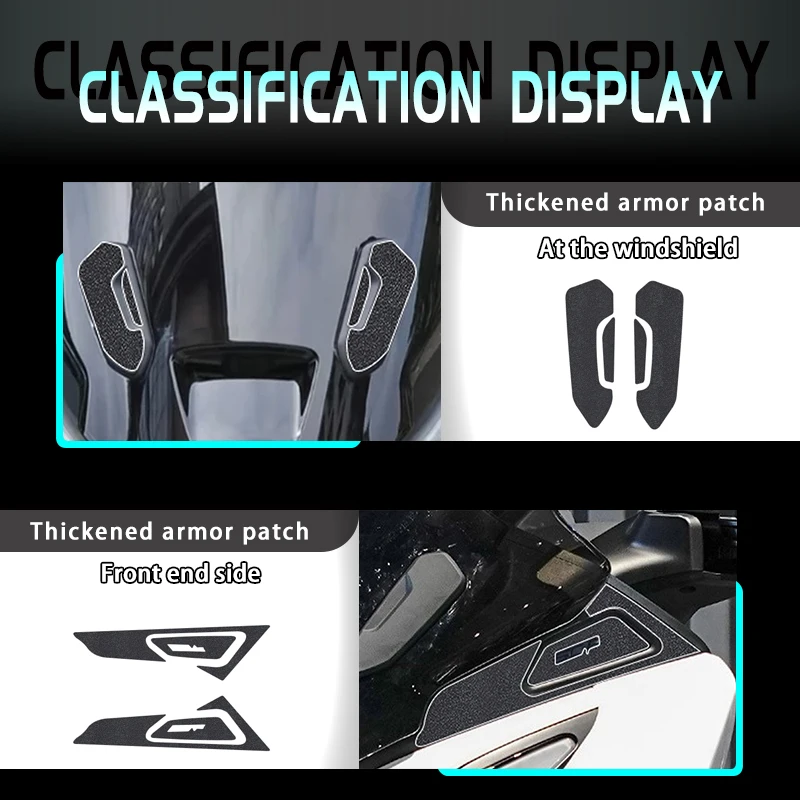 For CFMOTO 150SC-F 150Sc-f 2026 Thickened Armor Stickers Scratch Resistant Stickers Foot Pedals Modified Motorcycle Accessories