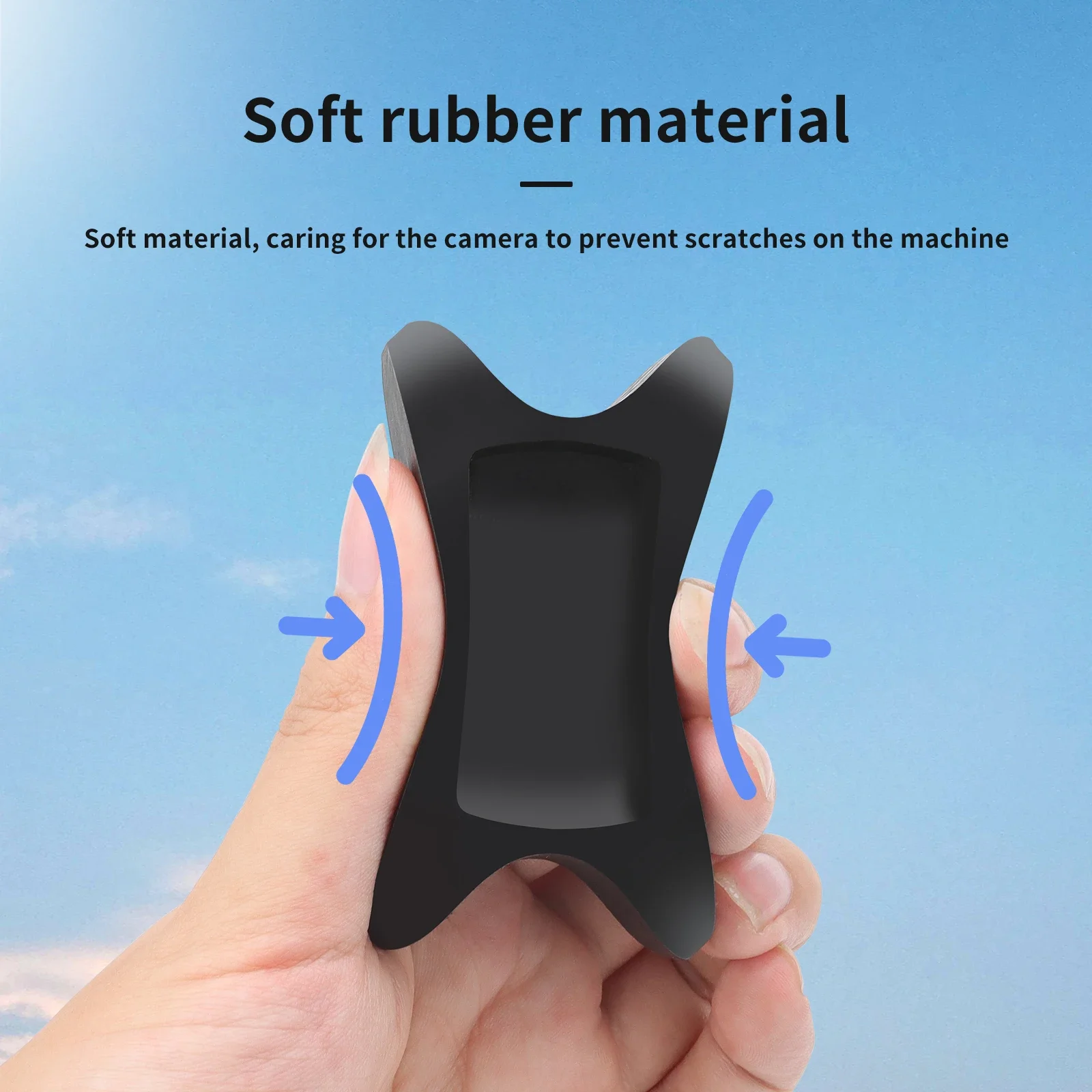 Desktop Mount Base For Insta360 X5 Silicone Base Panoramic Camera Desktop Bon-slip Desktop Fixed Bracket Camera Mount Accessory