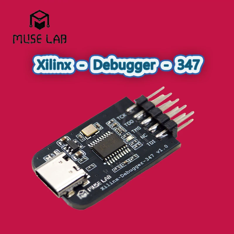 Xilinx Debugger Downloader JTAG for Xilinx FPGA Support Vivado / Serial Port Based on CH347 USB2.0 60MHz