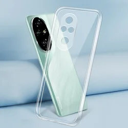 Sottile Della Cassa Del Telefono Della Copertura per Honor200 Honor 200 Pro Lite 200Pro 200Lite 5G Morbido TPU Trasparente Protezione Lente Originale Funda Coque