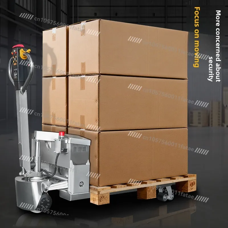 All-electric 304 Stainless Steel Handling Hydraulic Pallet Truck Forklift Small Forklift 2 Tons Tow
