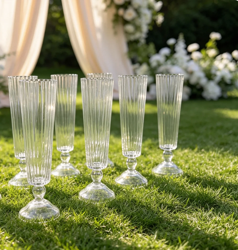 4-10pcs Tall Wedding Decorations Road Lead pedestal aisle Candelabra flower bowl Crystal Centerpiece