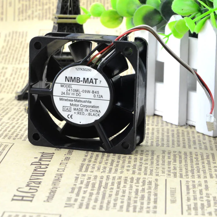 NEW ORIGINAL 2410ML-09W-B45 24.5V 0.12A 6025 60*60*25 mm COOLING FAN