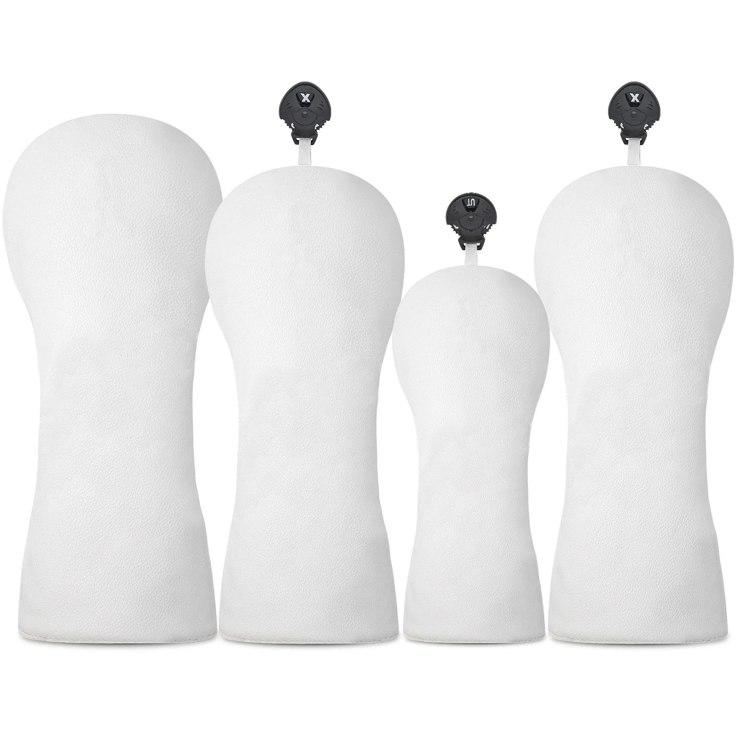 Minimalist‑Style Golf Club Head Covers, 1PC/4PCS Optional, Fit Driver, Fairway Woods & Hybrids | Fun Golf Head Protector