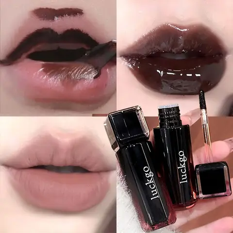 LUCKGO Peelable Lip Stain Matte Korean Waterproof Tear Off Lip Gloss Sweat Resistant Long Lasting Non Transfer Lip Tint Makeup