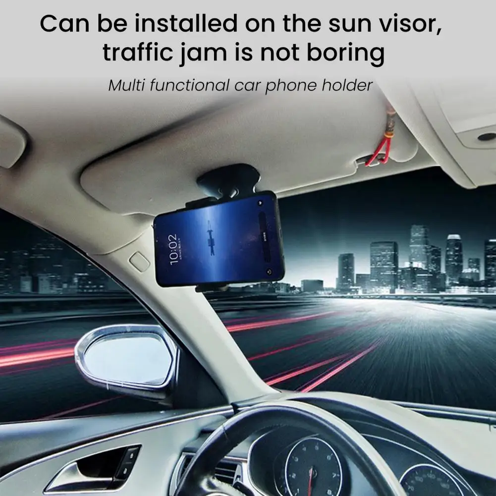 

Автомобильный держатель для телефона, вращение на 360°, регулируемый автомобильный держатель для телефона, универсальный вращающийся на 360 градусов автомобильный держатель для телефона 4-7 дюймов