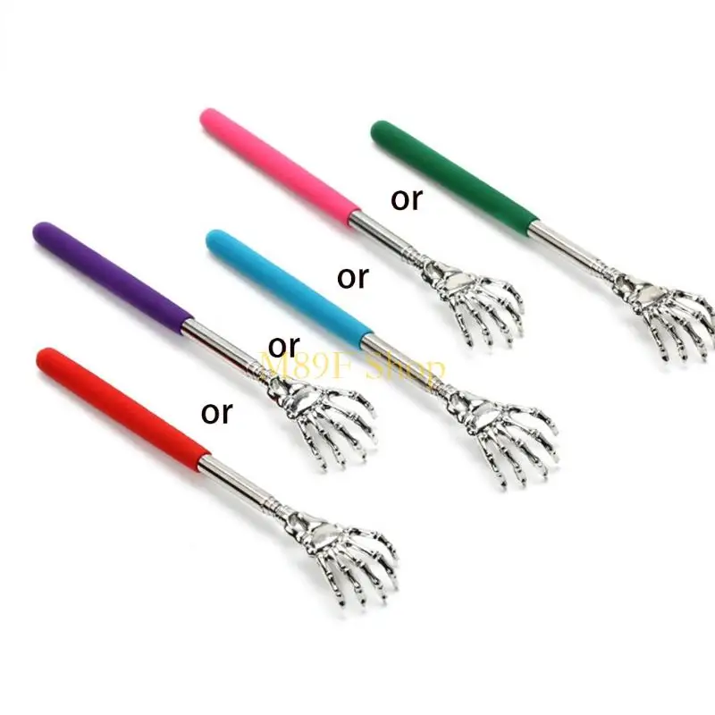 

M89F Extendable Back Scarser Metal Telecopic Claw Portable Black Massager