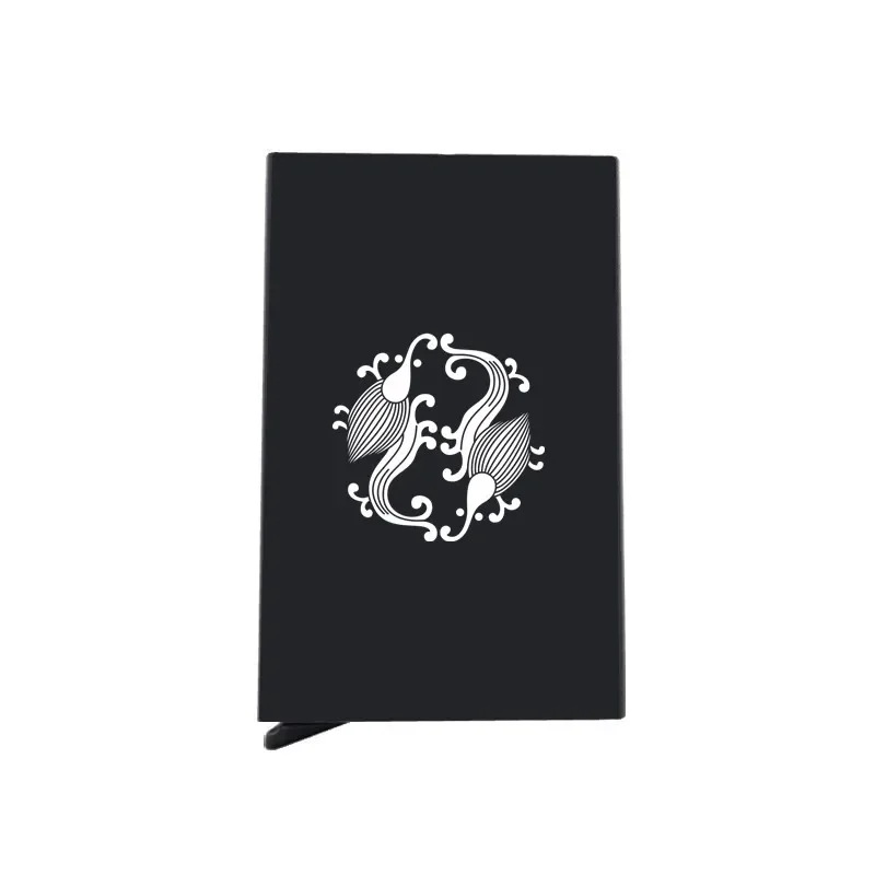 

Slim Pop-Up Card Wallet RFID Blocking Minimalist Credit Card Holder for Men Mini Metal Case Automatic Pop Up ID Credit Card