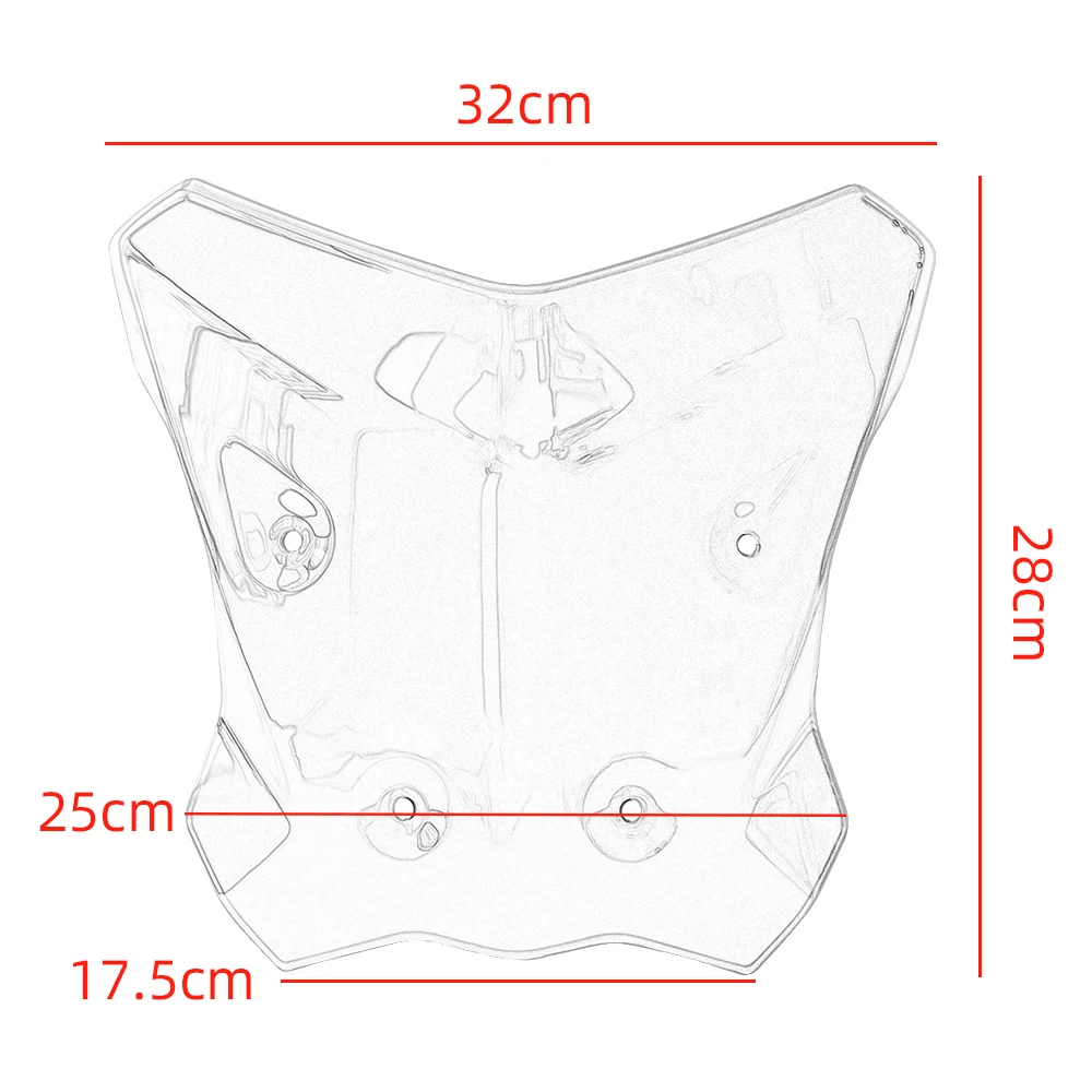 For 125 DUKE 390 DUKE 125 DUKE 390 DUKE 2017-2023 2022 Motorcycle Accessories Windshield Sport Windscreen Screen Wind Deflector