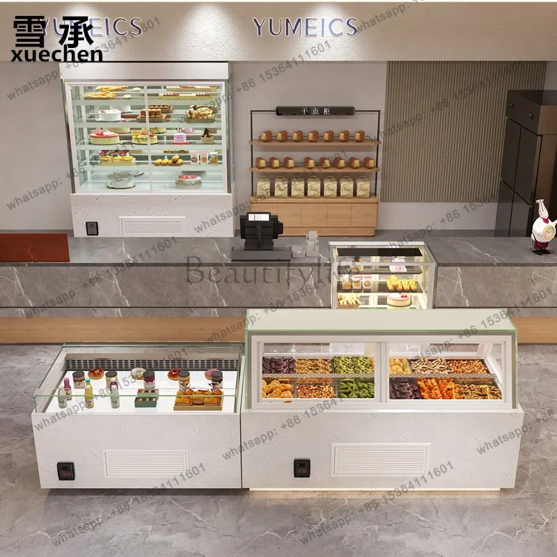 yj9 Open Sandwich Cabinet Refrigerated Display Baking Cake Cabinet