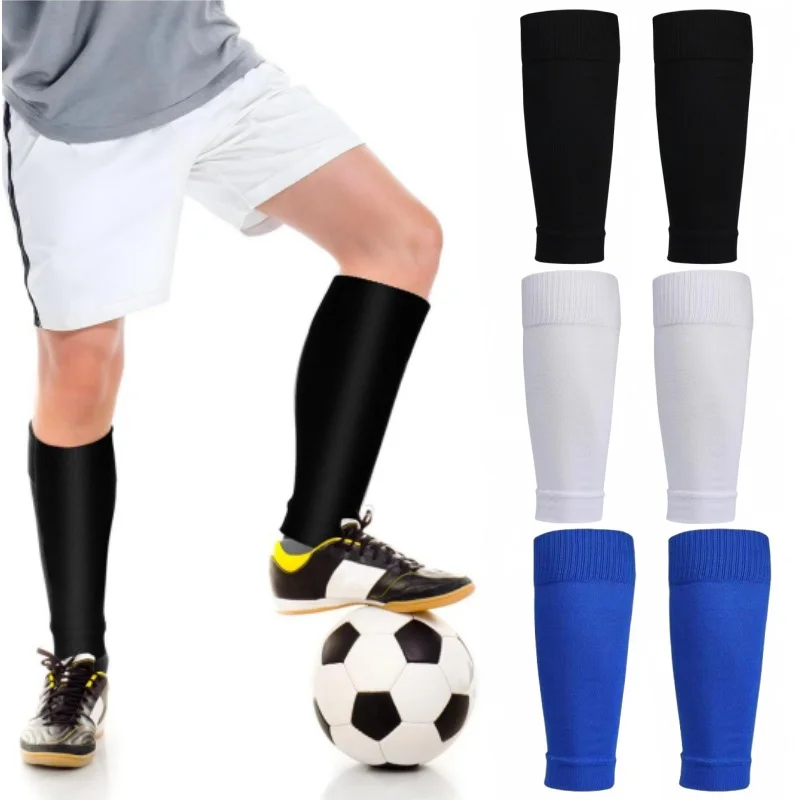 

Leg Protector Calf Compression Socks Sleeve for Youth Men Football Leg Sleeves Footless Socks Football Socks Sleeves