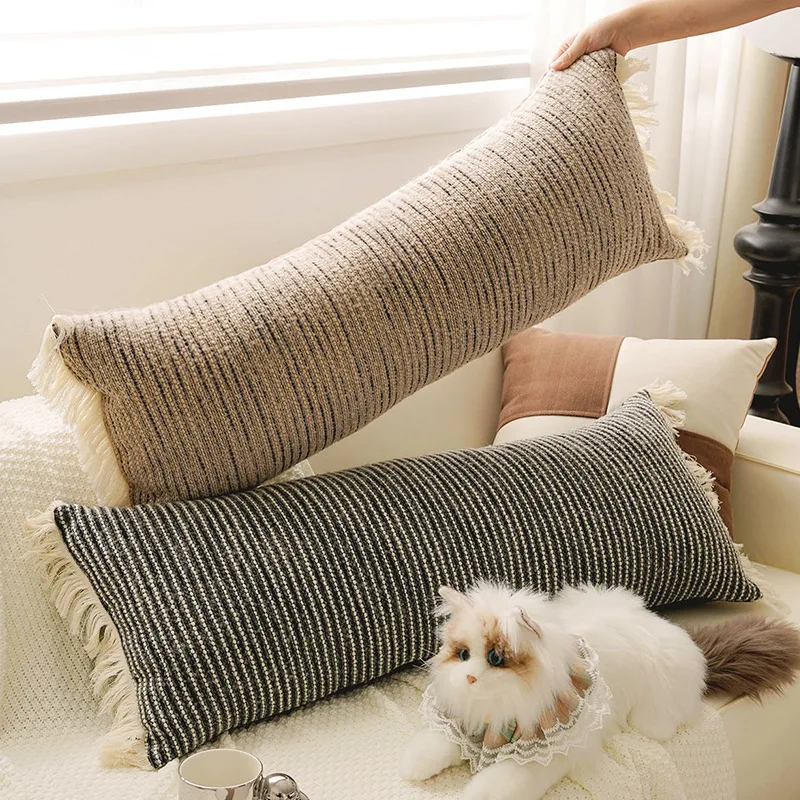 Throw Cushion Cover Stylish and Modern Morocco Light Luxury High-end Fringed Living Room Bedroom Sofa Soft Pillow Case Cover