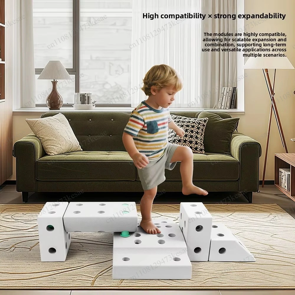 for  Foam Building Blocks Set Soft Non-Toxic DIY Sensory Integration Educational For Kids Kindergarten Home Early Learning
