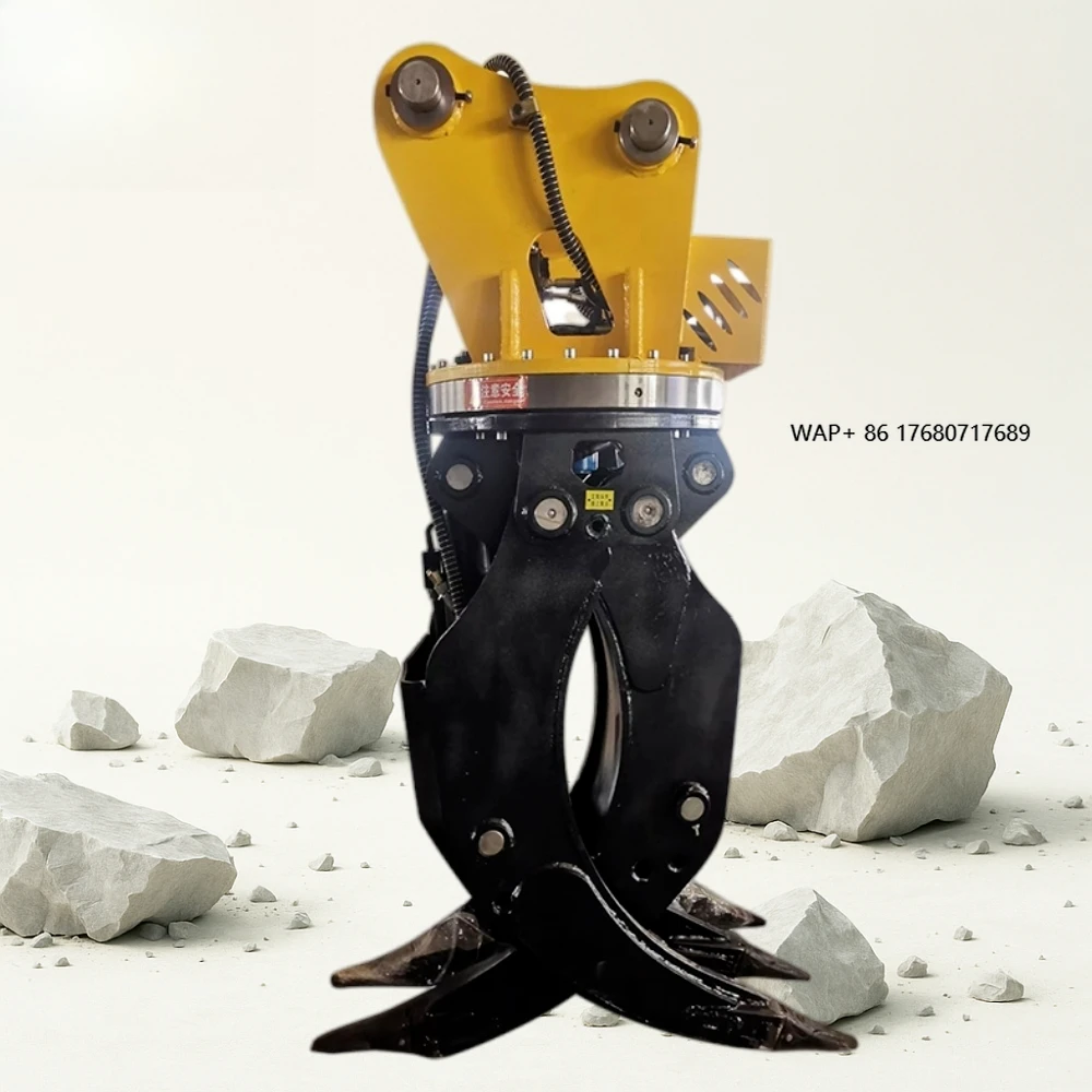 Excavator Hydraulic Log Grapple with 360 Degree Rotation System for Versatile Material Handling Solutions