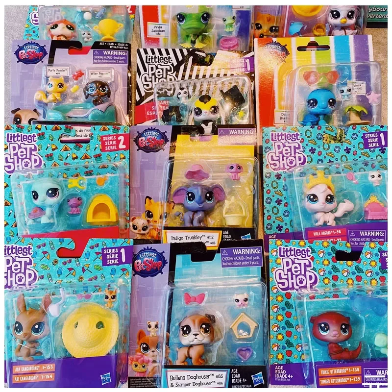 Q versión mascotas en la casa simulaciones de ojos grandes animales colección muñeca Linda cabeza movible Casa de juegos para niños Unisex