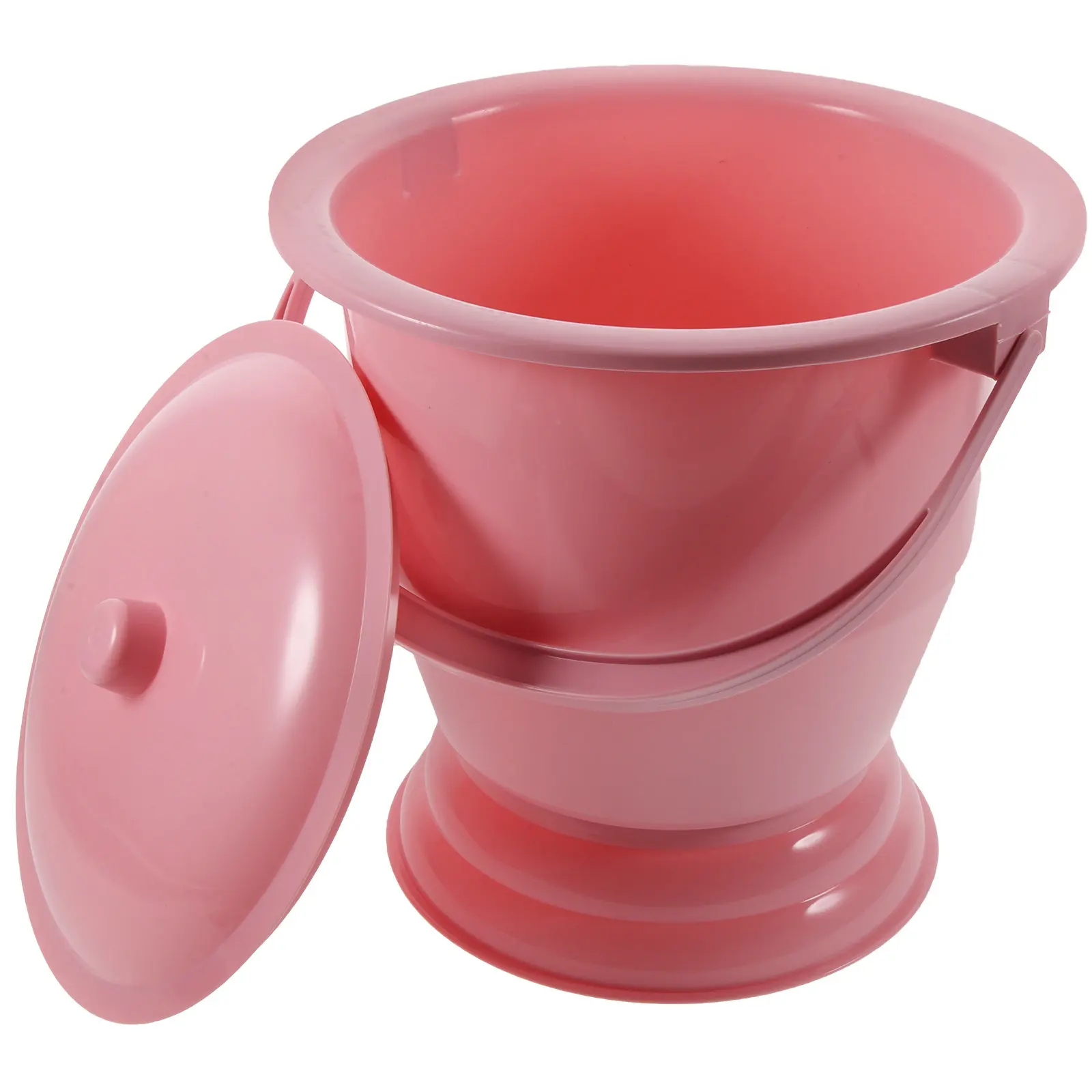 Portable PP Urine Pot with Lid and Non-Slip Base – Durable Chamber Pot for Home Use