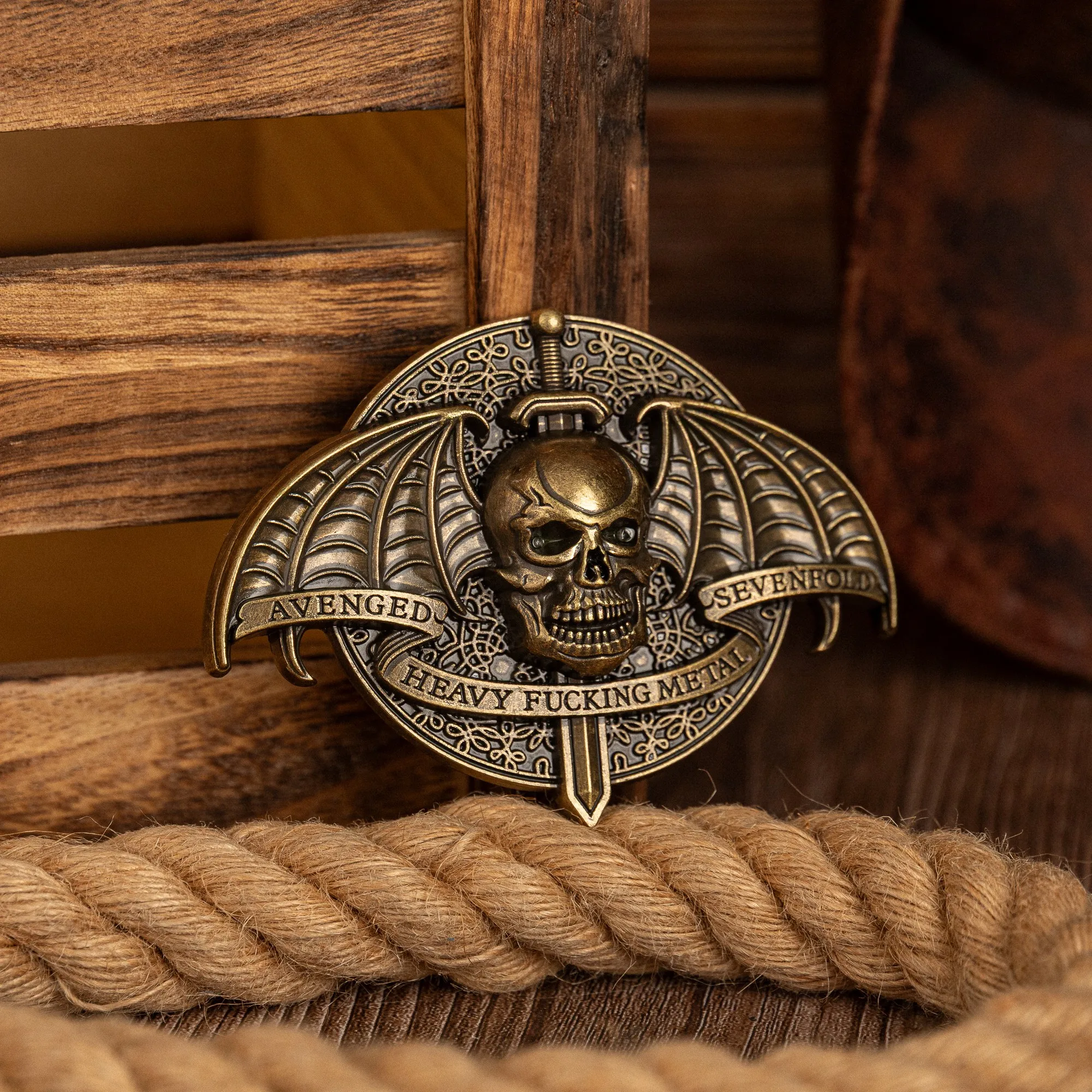 Feather Wings Skull Series Buckle, a Unique and Versatile Belt Buckle for Western Men