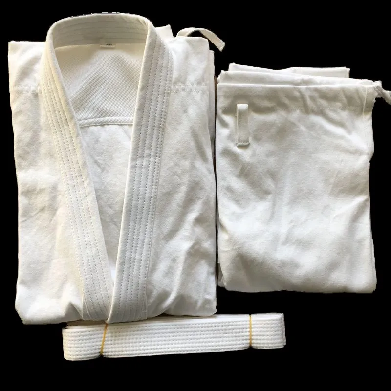 Dobok de Qualidade Kyokushin para Crianças e Adultos, Uniforme de Karatê de Manga Curta, Roupa de Treinamento de Artes Marciais WKF Kick Boxing MMA Kimono