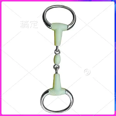 AUU-Horse Snaffle Bit, Stainless Steel Loose Ring Horse Mouth Bit, Loose Link Horse Mouth Bit For Horse Training And Riding