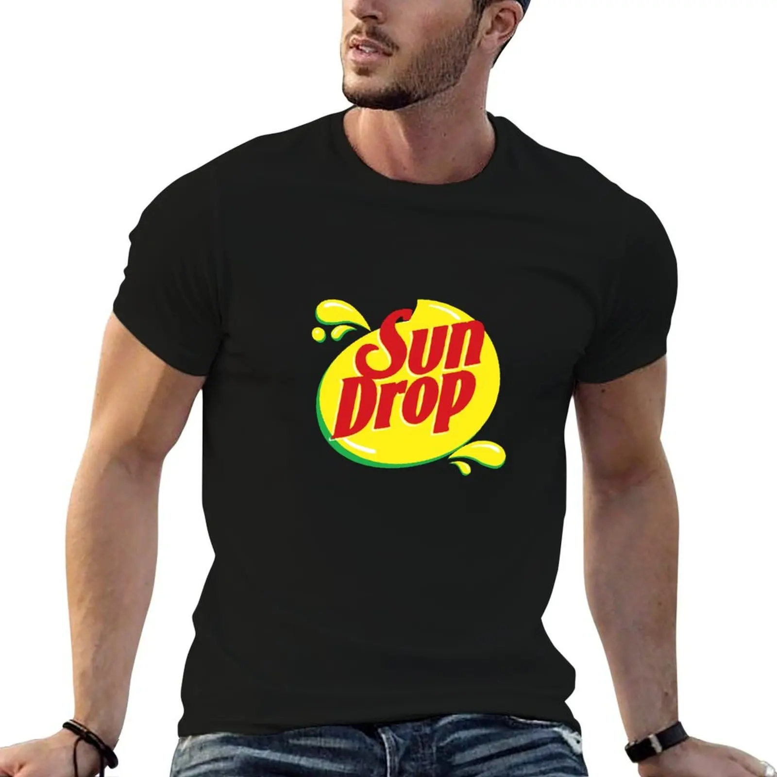 Modern Sundrop Logo T-Shirt topping oversizeds T-shirt men