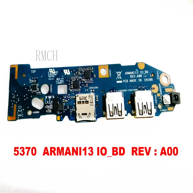 Asli UNTUK DELL 5370 USB Board 5370 ARMANI13 IO_BD REV A00 Diuji Baik Gratis Pengiriman