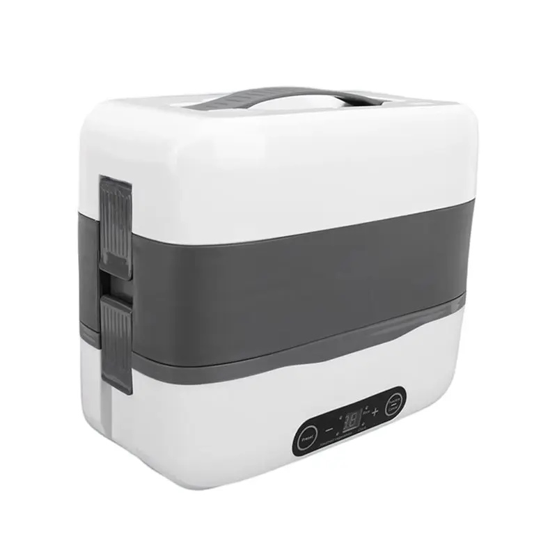 

AB11-Electric Lunch Box Food Heater Double Layer 4 Bowls Portable Lunch Warmer Heated Lunch Box 24 Hour Reservation