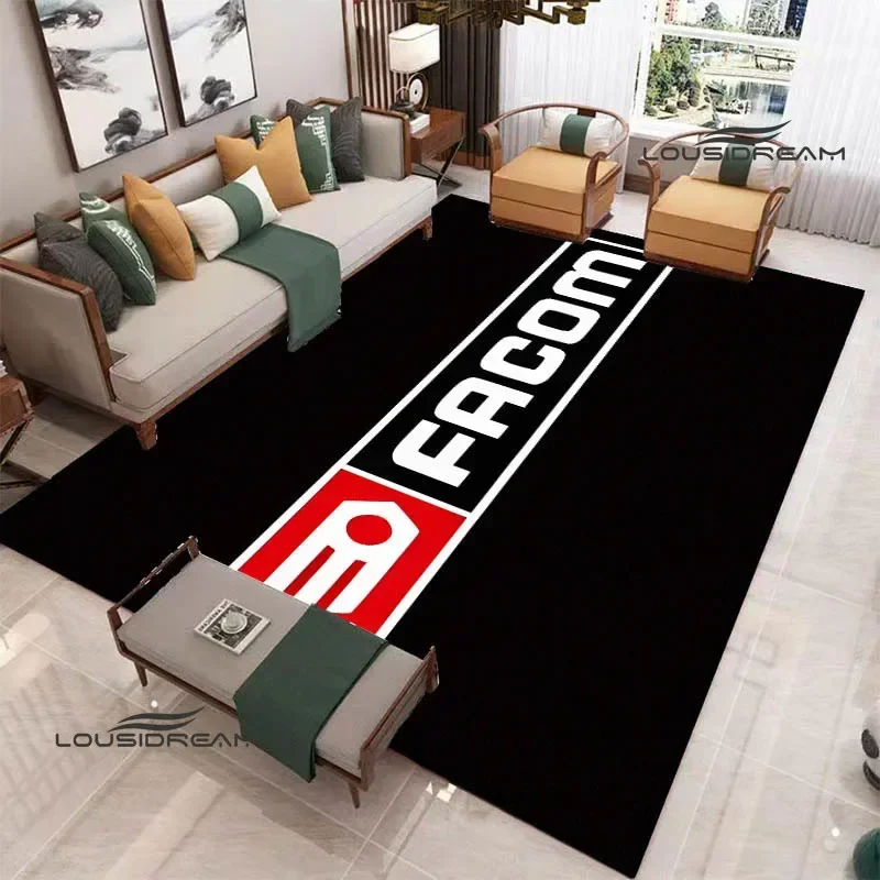 FACOM logo printed carpet Non -slip carpet fashion rugs area rug living room decoration play mats outdoor rug birthday gift