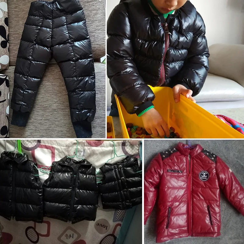 High Dense 310T Nylon Taffeta Shiny Pu Coated Material Fabric For Down Jacket Winter