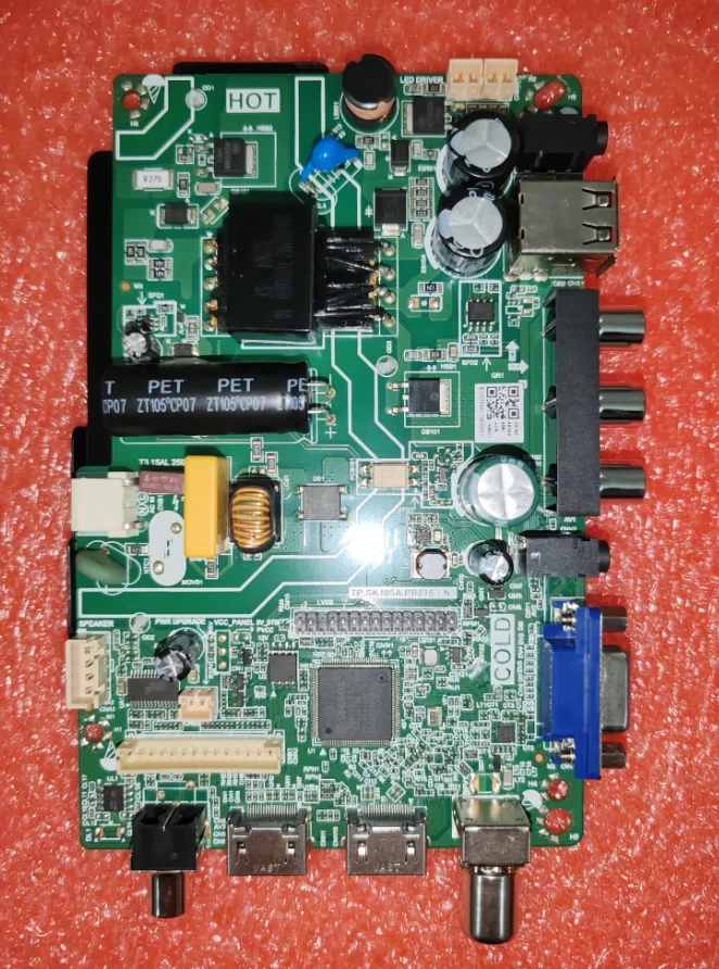 

TP.SK105A.PB815(N) Three in one TV motherboard, physical photo, dual HD interface for 30-84v 480ma 45w