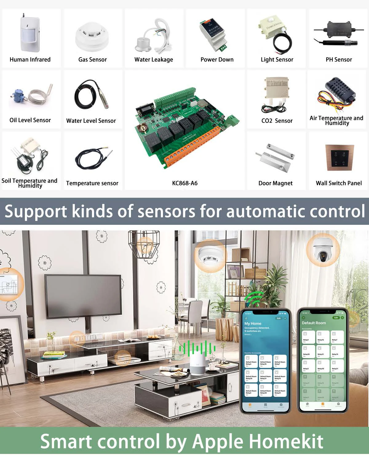 Kincony KC868-A6 ESP32 Development Board Relay Switch DIY Module ESPhome Tasmota