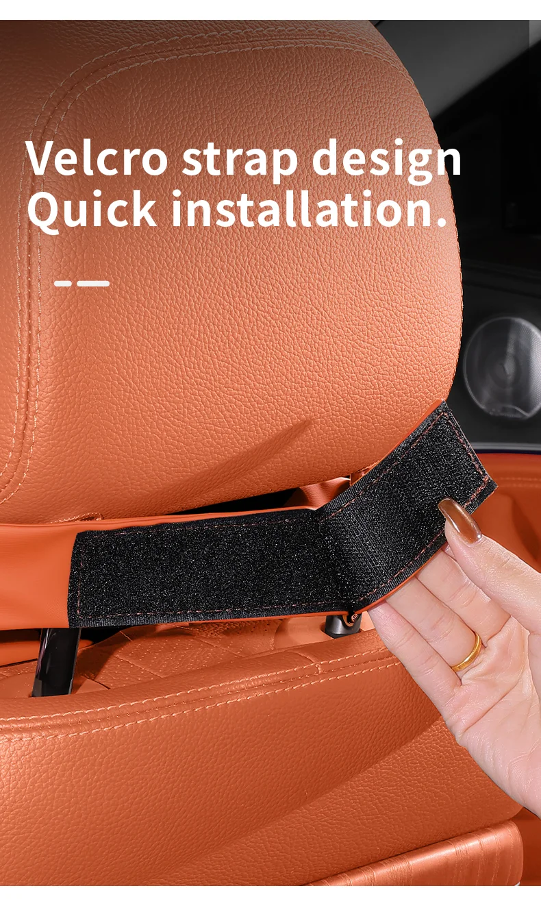 Für Zeekr X MIX 001 007 009 8X 9X 7X Atmungsaktive Auto-Kopfstütze Leder-Nackenstütze Sitz Atmungsaktives Weiches Nackenkissen oder Zubehör – Detail 11