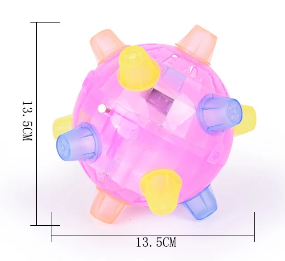 2024 New LED Jumping Joggle Sound Sensitive Vibrating Powered Ball Game bambini lampeggiante palla giocattolo che rimbalza giocattolo divertente per bambini